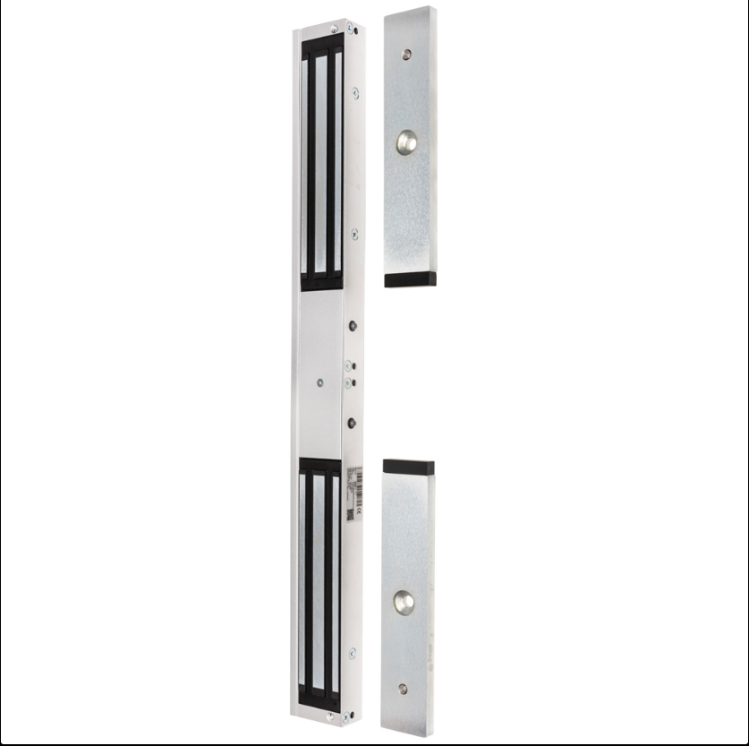 SmartKing™ Indoor Double Surface Mount Electromagnet 3000N monitored (RRRR) voor dubbele deur, met ingebouwde sensor, 12/24Vdc