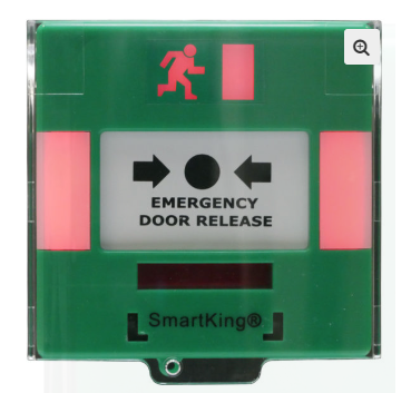 SmartKing™ Green emergency call point advanced, 12-24VDC