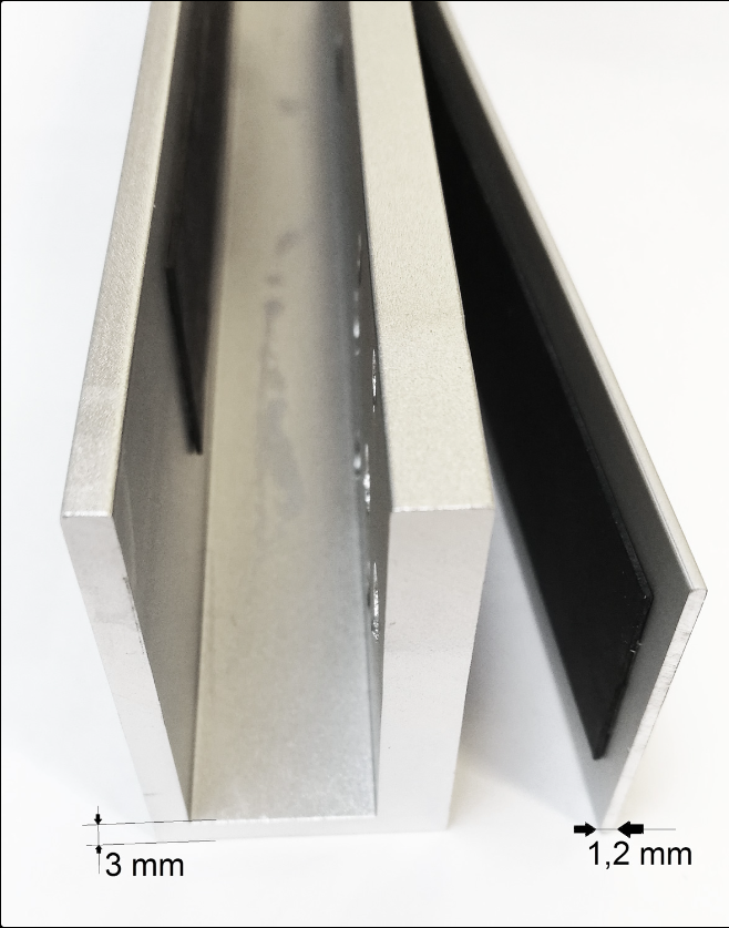 SmartKing™ U bracket for glass door for 3000N EML3000N, voor glazen deur 9-13mm