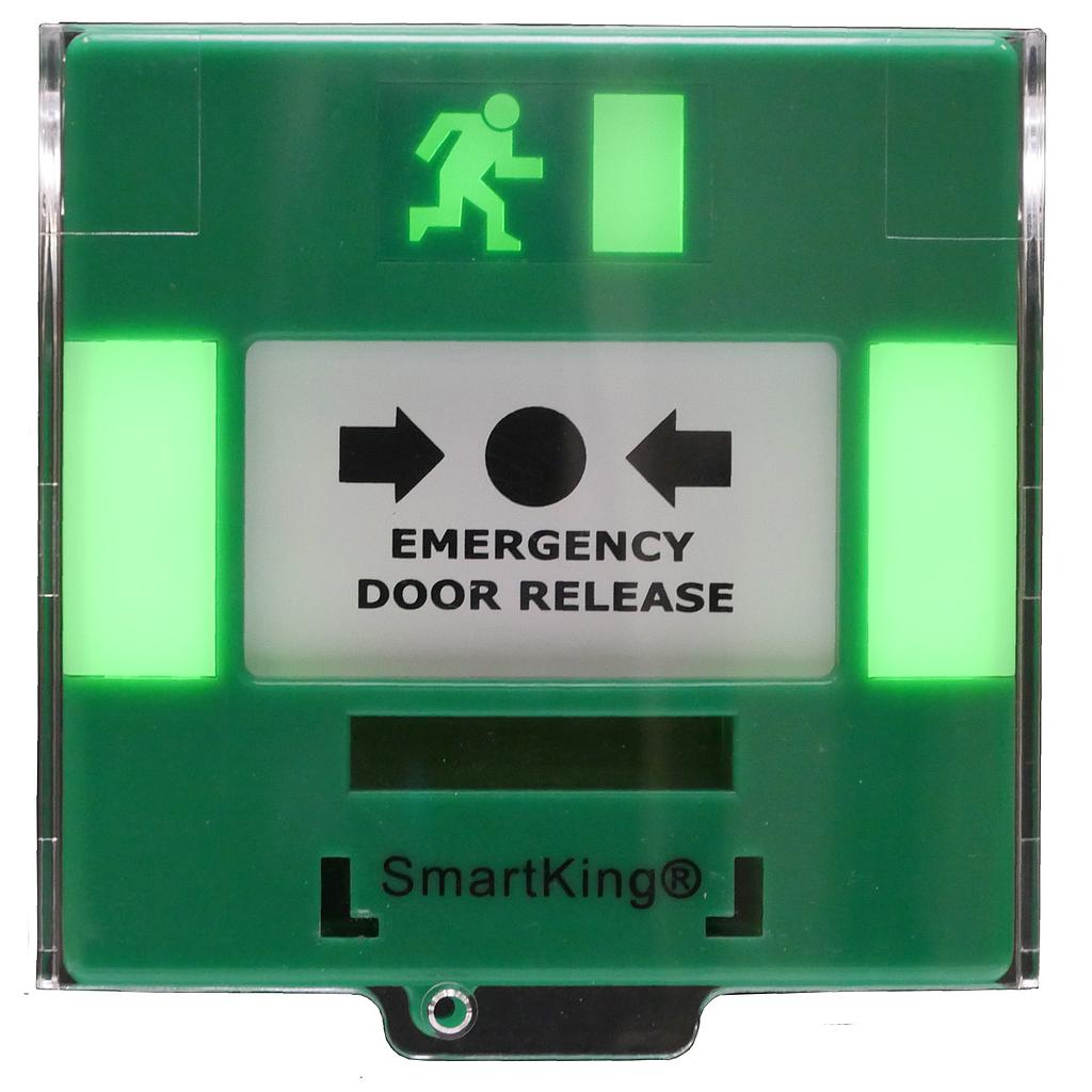 SmartKing™ Green emergency call point advanced12-24VDC